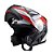 Capacete Texx Escamot Gladiator V3 Reisen Verm Branc 54 [F016] - Imagem 10