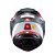 Capacete Texx Escamot Gladiator V3 Reisen Verm Branc 56 [F016] - Imagem 5