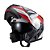 Capacete Texx Escamot Gladiator V3 Reisen Verm Branc 58 [F016] - Imagem 9