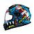 Capacete Texx Fechado Hawk Hunger Azul 56 [F016] - Imagem 5