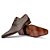 Sapato Social Masculino Oxford Couro Frequencia Marrom [F008] - Imagem 2