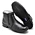 Botina Casual Conforto Couro Preto [F008] - Imagem 4