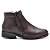 Botina Casual Conforto Couro De Carneiro Marrom [F008] - Imagem 3