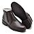 Botina Casual Conforto Couro De Carneiro Marrom [F008] - Imagem 4