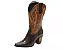Bota Texana Feminina Cano Longo Couro Anaconda [F008] - Imagem 3