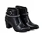 Bota Casual Feminina Cano Curto Couro Comfort [F008] - Imagem 1