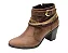 Bota Casual Feminina Cano Curto Couro Comfort Havana [F008] - Imagem 2