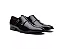 Sapato Social Oxford Roma Cromo Argentino Preto [F008] - Imagem 1