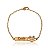 Pulseira Personalizada Chapada Com Nome Lilica E Tigor Folheado Em Ouro 18k [F027] - Imagem 1