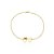Pulseira Personalizada Mickey E Miney  Folheado Em Ouro18k [F027] - Imagem 1