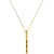 Colar Personalizado Na Vertical Com Nome Folheado Em Ouro 18k [F027] - Imagem 1