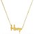 Colar Personalizado Com Nome Letra Da Disney Folheado Em Ouro 18k [F027] - Imagem 1