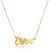 Colar Personalizado Love Mickey Folheado Em Ouro Ouro 18k [F027] - Imagem 1