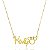 Colar Personalizado Com Nome Mickey E Minnie Folheado Em Ouro 18k [F027] - Imagem 2