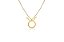 Colar Personalizado Signo De Touro Folheado Em Ouro 18k [F027] - Imagem 1