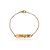 Pulseira Personalizada Com Nome Chapado E Símbolo Lateral Folheado Em Ouro 18k [F027] - Imagem 9