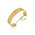Pulseira Rígida Grossa Com Nome Folheado Em Ouro 18k [F027] - Imagem 2