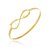 Pulseira Rígida Com Infinito E Nome Do Casal Folheado Em Ouro 18k [F027] - Imagem 1