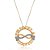 Colar Personalizado Mandala Com Infinito Trabalhado Em Ródio [F027] - Imagem 1