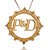 Colar Personalizado Mandala Trabalhado E Com Iniciais [F027] - Imagem 2