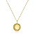 Colar Personalizado Surpresa Com Iniciais Em Zircônia Folheado Em Ouro 18k [F027] - Imagem 2