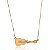 Colar Personalizado Casal Sertanejo Folheado Em Ouro 18k [F027] - Imagem 1
