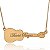 Colar Personalizado Casal Sertanejo Folheado Em Ouro 18k [F027] - Imagem 2