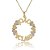 Colar Personalizado De Mandala Com Nomes De Filhos Folheado Em Ouro 18k [F027] - Imagem 2