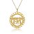 Colar Personalizado Mandala Com Filhos E Nomes Folheado [F027] - Imagem 1
