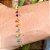 Pulseira Infantil De Pedrinhas Coloridas Folheado A Ouro 18k [F027] - Imagem 2