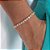 Pulseira Elos Redondos Com Faixa De Zircônia [F027] - Imagem 2