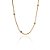 Pulseira Corrente Lisa Com Bolinhas Folheado Em Ouro 18k [F027] - Imagem 1
