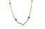 Pulseira Folheada Em Ouro Com Olho Grego Folheado Em Ouro 18k [F027] - Imagem 1