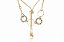 Pulseira Regulável Com Arcos Trabalhados Folheado Em Ouro 18k [F027] - Imagem 1