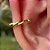 Piercing Fake Trançado Folheado A Ouro 18k [F027] - Imagem 2