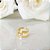 Piercing Fake Vazado Folheado Em Ouro 18k [F027] - Imagem 2