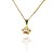 Colar Pingente Patinha De Cachorro Colorida Folheado A Ouro 18k [F027] - Imagem 1