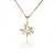 Colar Pingente árvore Da Vida Com Zircônias Brancas Folheado A Ouro 18k [F027] - Imagem 1