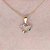 Colar Pingente Coração De Zircônias Coloridas Sortidas Folheado A Ouro 18k [F027] - Imagem 2