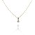 Colar Pingente Ponto De Luz Folheado A Ouro 18k [F027] - Imagem 1