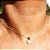 Colar Pingente De Coração Com Zircônias Banhado Em Ouro 18k [F027] - Imagem 2