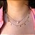 Colar De Mini Conchas Folheado Em Ouro 18k [F027] - Imagem 4