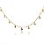 Colar De Mini Conchas Folheado Em Ouro 18k [F027] - Imagem 1