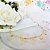 Colar De Mini Conchas Folheado Em Ouro 18k [F027] - Imagem 5