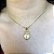 Colar Com Pingente De Cadeado Escrito Amor Folheado Ouro 18k [F027] - Imagem 2