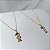 Colar Com Pingente De Menina Folheado Em Ouro 18k [F027] - Imagem 4