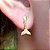Brinco Cauda De Sereia Folheado A Ouro 18k [F027] - Imagem 2