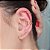 Brinco Ear Cuff Mini Estrelas Vazados Folheado Em Ouro 18k [F027] - Imagem 2