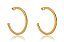 Brinco Argola Grande Clássica Folheado Em Ouro 18k [F027] - Imagem 1