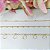 Choker Com Corações Folheado Em Ouro 18k [F027] - Imagem 6